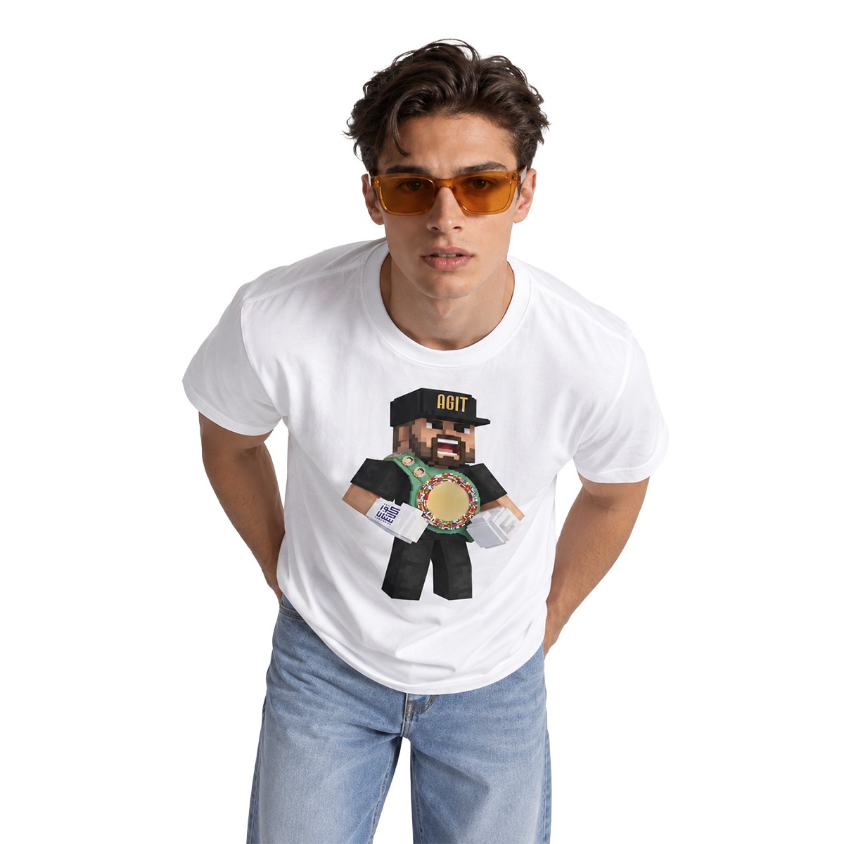 Agit Kabayel - Angry Block Shirt [white]