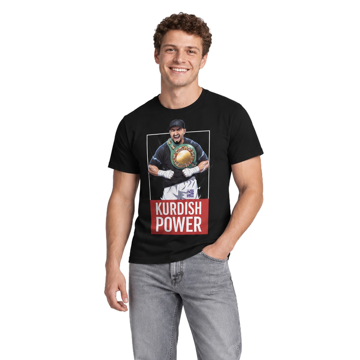 Agit Kabayel - "Kurdish Power" Comic Shirt [black]