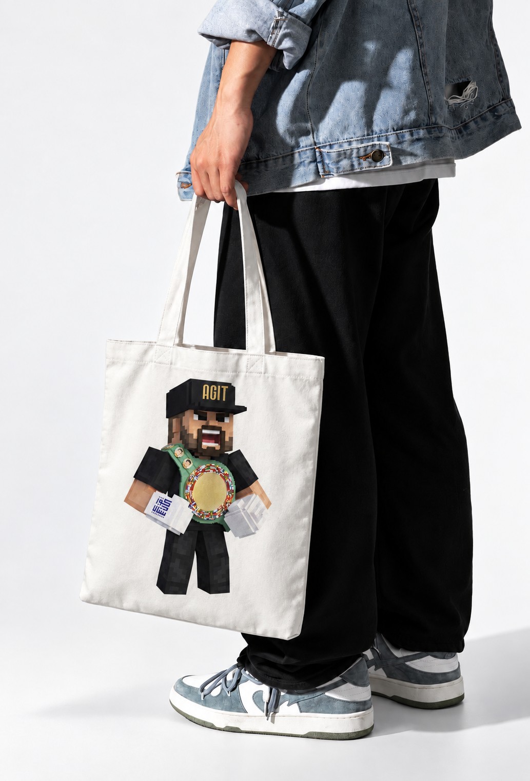 Agit Kabayel - Angry Block Tote Bag