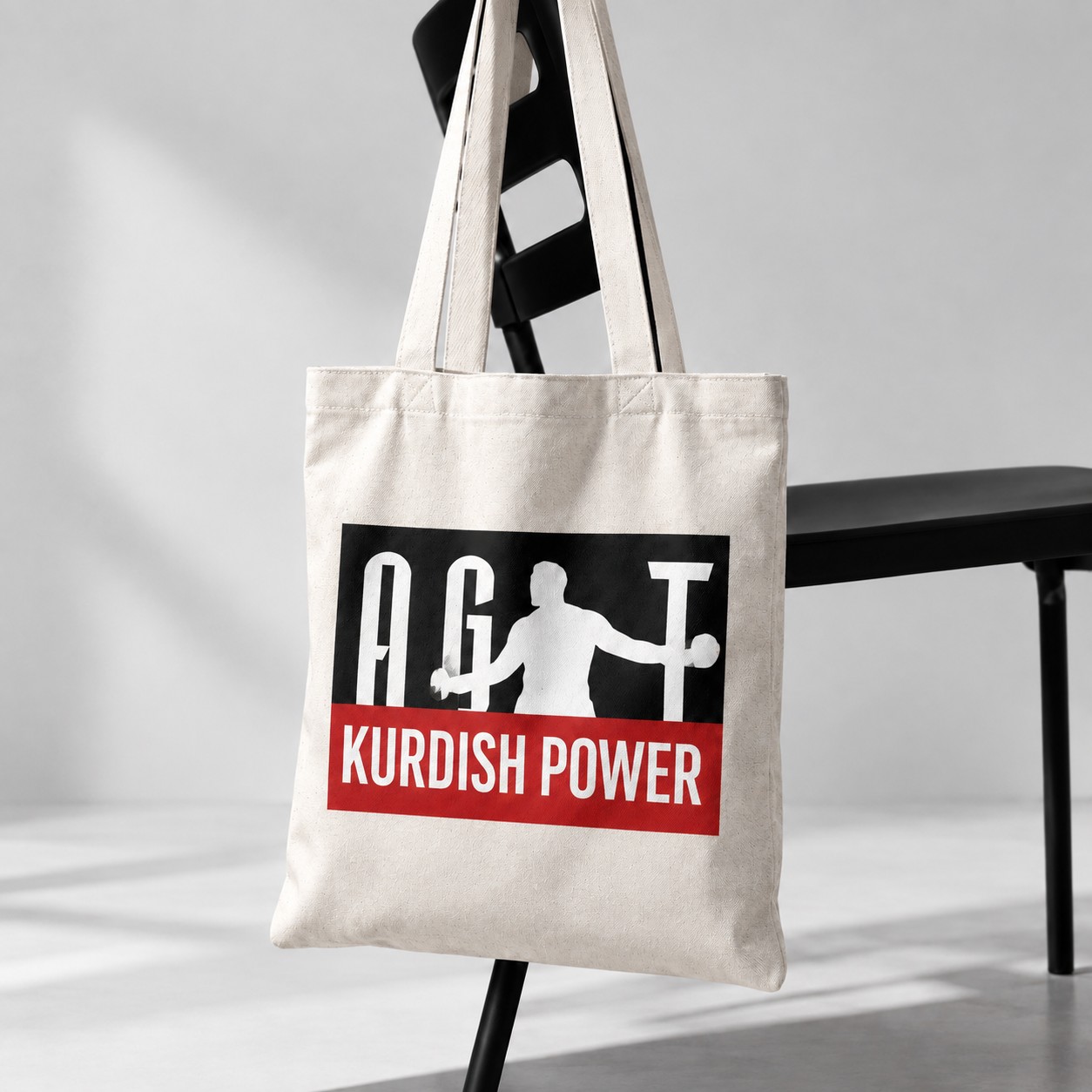 Agit Kabayel - "Kurdish Power" Tote Bag
