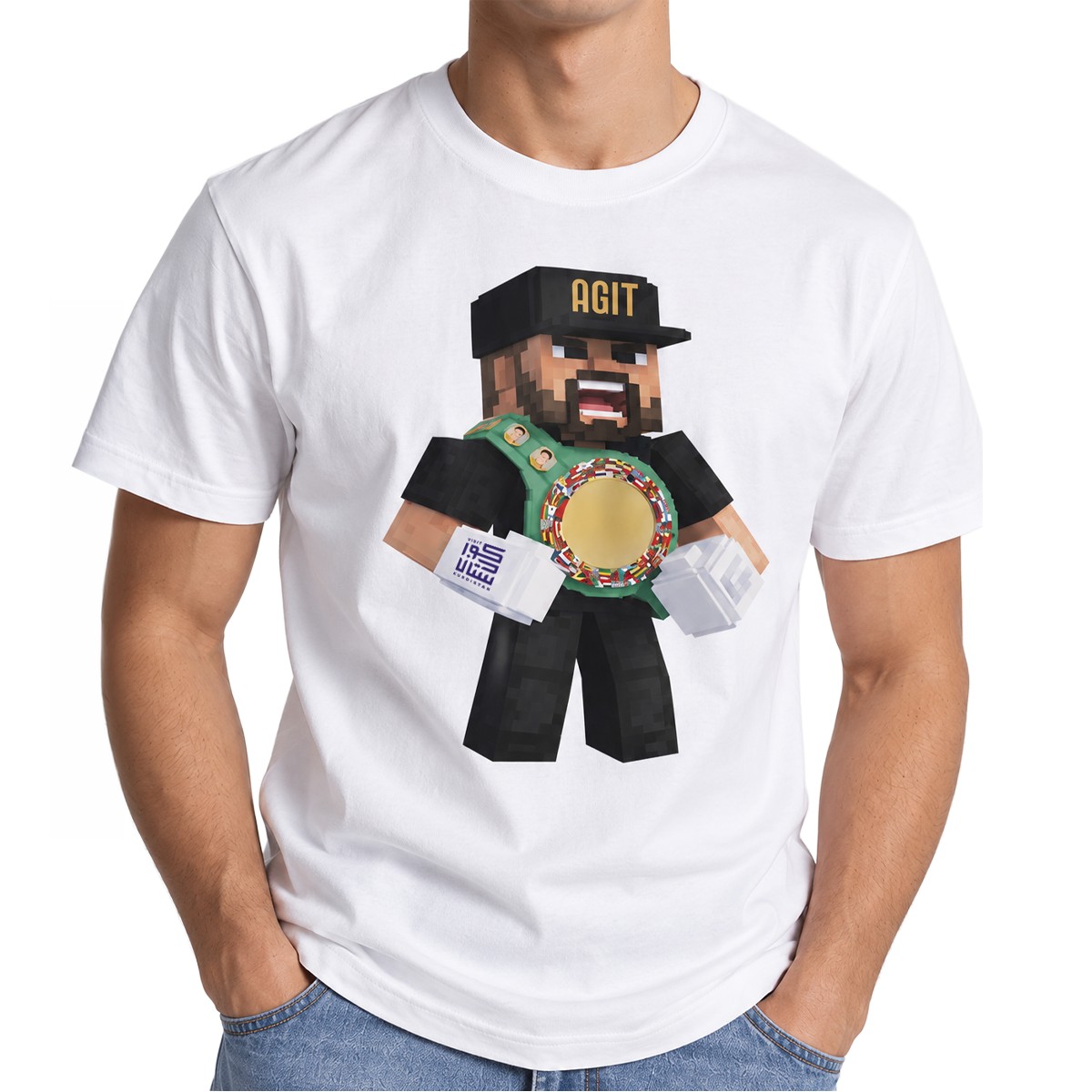 Agit Kabayel - Angry Block Shirt [white]