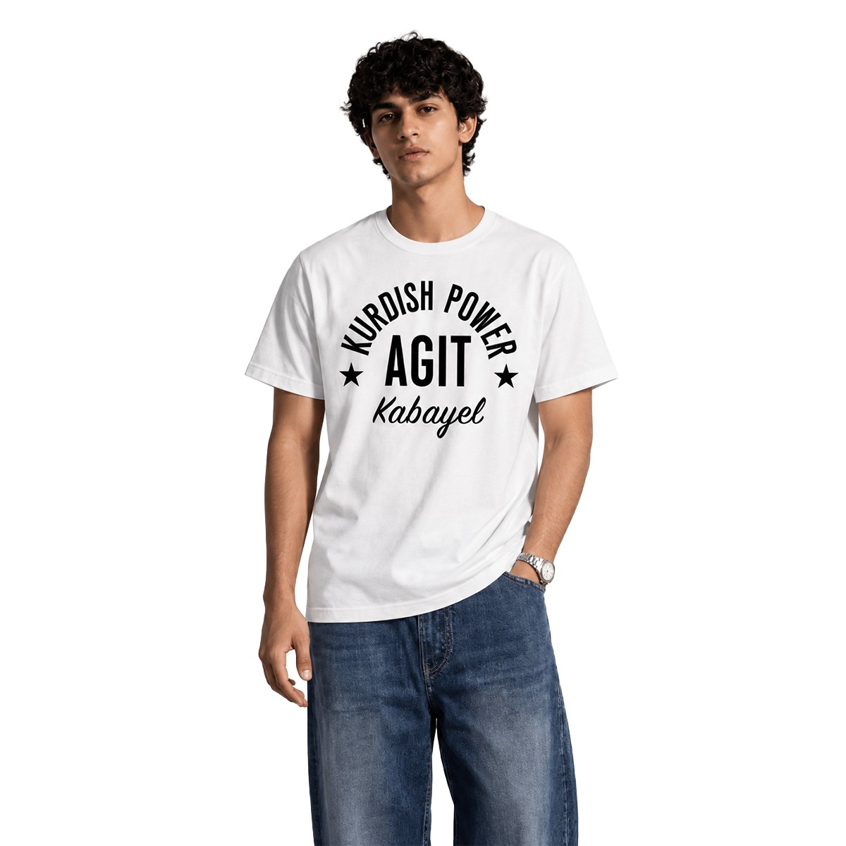 Agit Kabayel - Script Shirt [white]