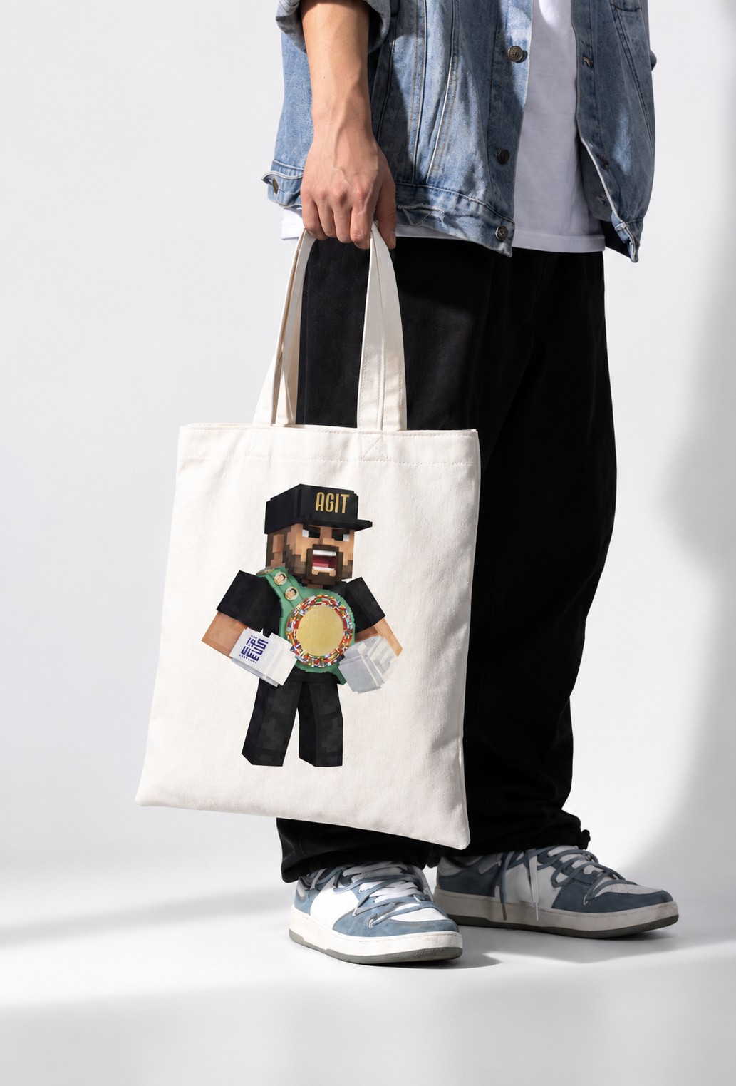 Agit Kabayel - Angry Block Tote Bag