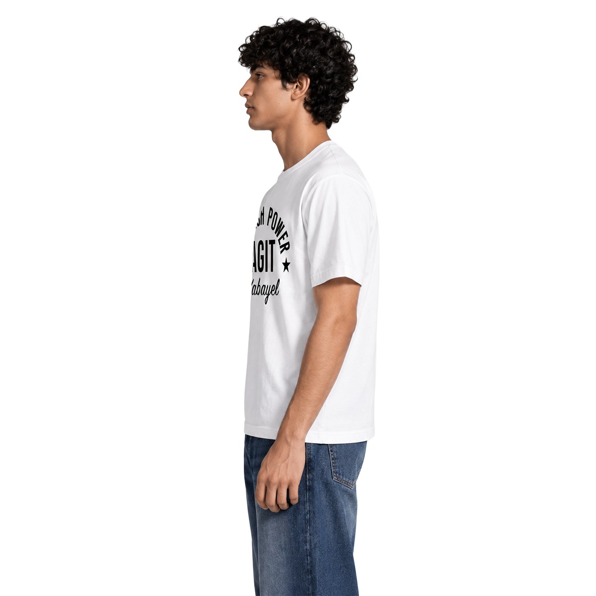 Agit Kabayel - Script Shirt [white]