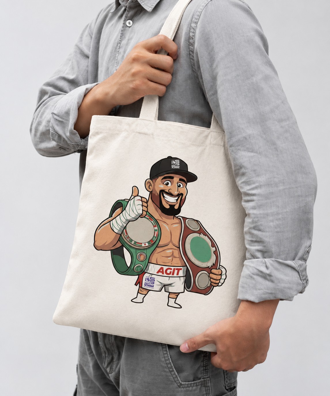 Agit Kabayel - Cartoon Tote Bag